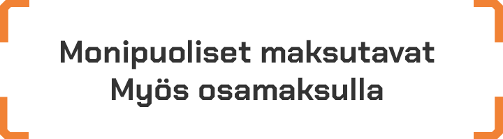 Monipuoliset maksutavat