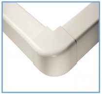 AE80 ulkokulma 90° Valkoinen - Asennustarvikkeet - 8034135660350 - 1