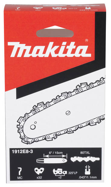 Makita Teräketju .325 1,1mm 32 - Teräketjut ja terälaipat - 088381799010 - 2
