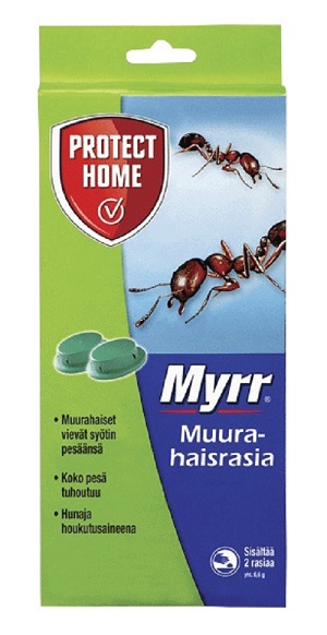 Muurahaisrasia Myrr 2 rasiaa/ pkt - Hyönteisten Torjunta-aineet - 3664715013440 - 5