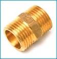 Kaksoisnippa messinki 2 1/2" (DN65) 1571310 - Kierreliittimet - 6417258221790 - 1