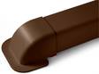 RU-CM80 Peitelevy kauluksella ruskea - Asennustarvikkeet - 8034135661678 - 1