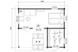 Mökki Cello Uddevalla 29,9m² - Aitat ja vierasmajat - 4018211761890 - 10