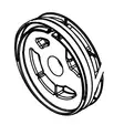 Narupyörä CS-4310SX - Echo ja Shindaiwa moottorisahojen varaos - P022054840 - 1