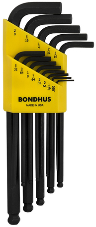 Bondhus 1/16-3/8" kuusiokoloavainsarja - Hylsyt ja kuusiokoloavaimet - 037231109370 - 1