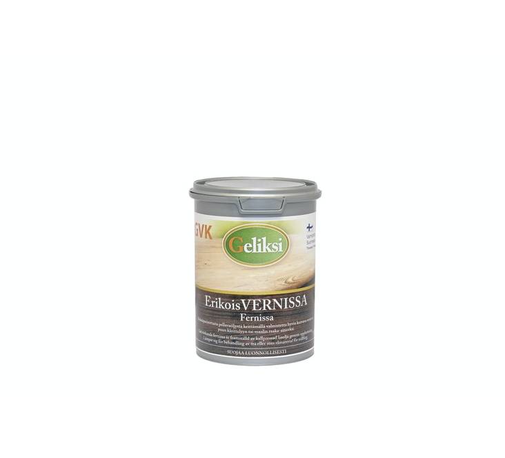 Erikoisvernissa Geliksi 1l - Terassiöljyt, puuöljyt ja kalusteöljyt - 6419726590650 - 1