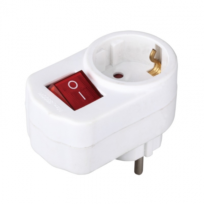 Haaroituskosketin OPAL 1-osainen VK-kytk - Jatkopistorasiat ja pistotulpat - 6413821773000 - 1