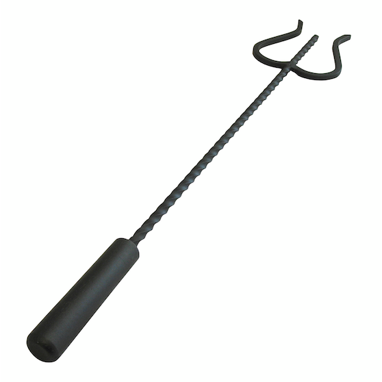 Hiilihanko A-iron musta puukahvalla - Tulisijavalut ja tarvikkeet - 6416392321250 - 1