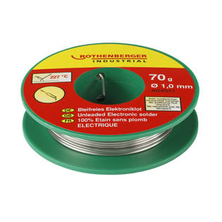 Juotostina Rothenberger 70g 1 mm - Juotostyökalut ja juotostarvikkeet - 4004625468760 - 1