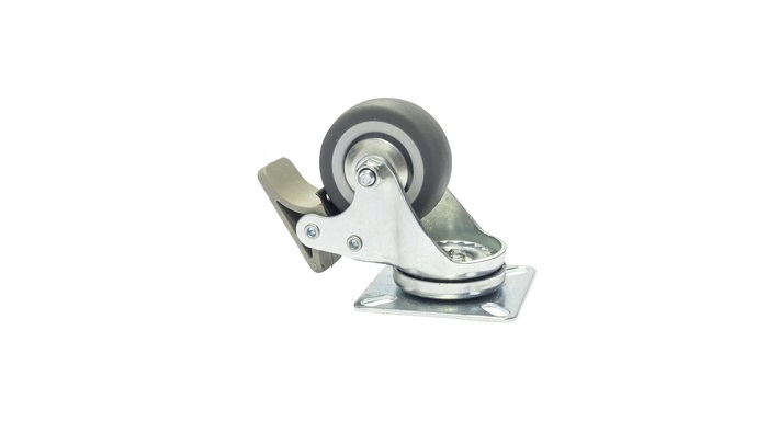 Kääntöpyörä PROF jarrulla 50mm - Kalustepyörät ja kalustejalat - 6438313424840 - 1