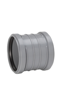 Kaksoismuhvi 110 harmaa 2470166 - Viemäriputken osat - 6414905665570 - 1