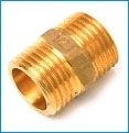 Kaksoisnippa messinki 2 1/2" (DN65) 1571310 - Kierreliittimet - 6417258221790 - 1