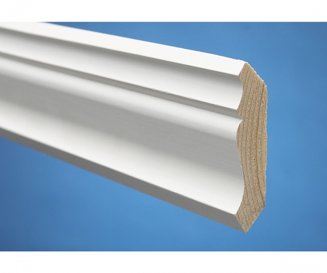 Kattolista 15x70x3200mm koriste valkoinen - Kattolistat - 6417153006850 - 1