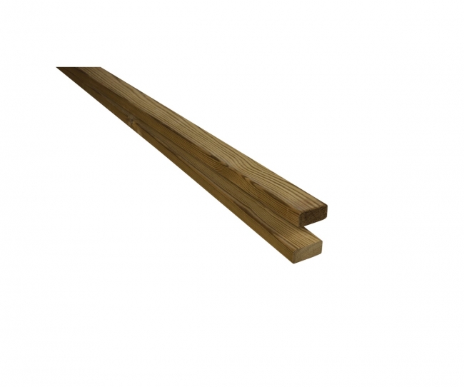 Kestopuu 21x45 SHP ruskea AB-luokka - Kyllästetty puutavara - 6438313557210 - 1