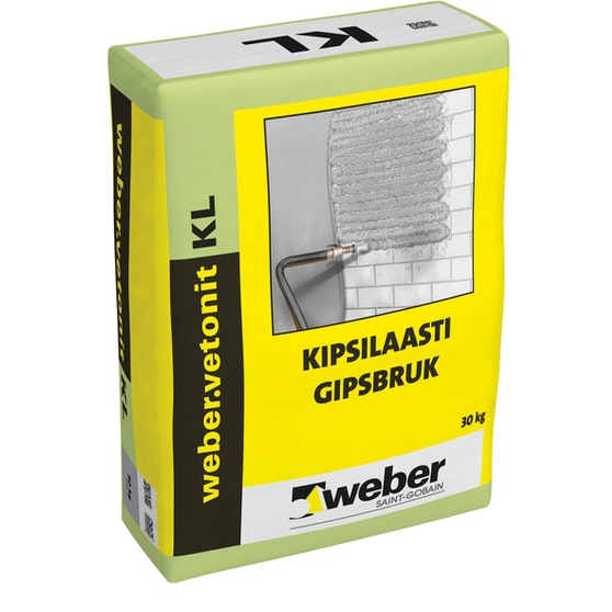 Kipsilaasti Weber KL 30kg - Tasoitteet - 4041602000100 - 1