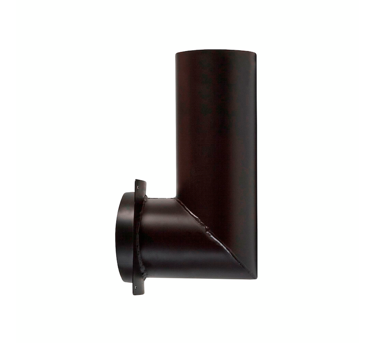 Kota Ø123/119 90° yhdyshormi laipalla - Savupiiput ja hormit - 6418530828430 - 1