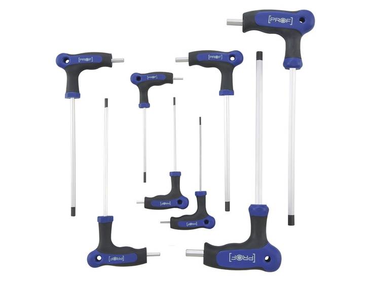 Kuusiokoloavainsarja PROF 8-osainen - Hylsyt ja kuusiokoloavaimet - 6405422847310 - 1