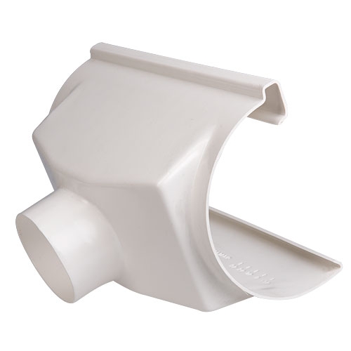 Laajennusjuoksutusosa 125 mm/ Ø 90 mm Valkoinen - Sadevesijärjestelmät - 5702751223510 - 1