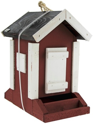 Lintulauta Puutarhamökki punainen - Ulkolinnun ruoat ja tarvikkeet - 6416556103920 - 1