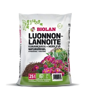 Luonnonlannoite Biolan 25 L - Puutarhalannoitteet - 6411960054530 - 1