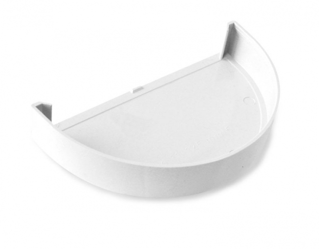 Päätykappale 100 mm valkoinen - Sadevesijärjestelmät - 5702751443000 - 1