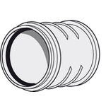 Pistoyhde 50 harmaa 2470153 - Viemäriputken osat - 6414904202240 - 1