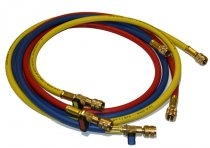 R410A/R32 Huoltomittariletkusarja 150cm palloventtiileillä 5/16" - Ilmalämpöpumppujen työkalut - 06077005000 - 1