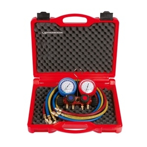 Rothenberger Huoltomittarisarja 4-tie 5/16 SAE I R410A/R32 - Ilmalämpöpumppujen työkalut - 4004625706060 - 1