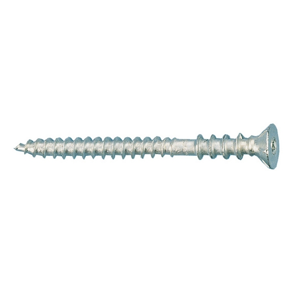 Säätökarmiruuvi Uppo TX25 6X120 ZN 100 k - Karmiruuvit, kalusteruuvit ja koolausruu - 6417926267990 - 1