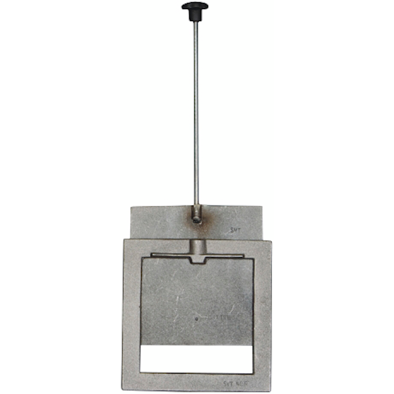 Savupelti Pisla HTT40 160x160 valurauta - Tulisijavalut ja tarvikkeet - 6414674050010 - 1