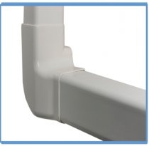 VD80 siirtokulma oikealle 90° valkoinen - Asennustarvikkeet - 8034135660848 - 1