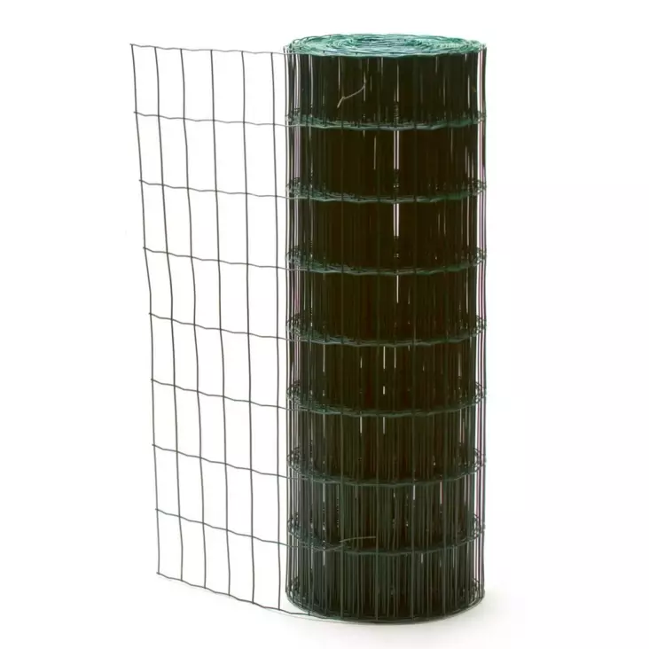 Aitaverkko 150 cm x 25 m Hitsattu,vihreä - Aitaverkot ja aitatarvikkeet - 6430040621240 - 1