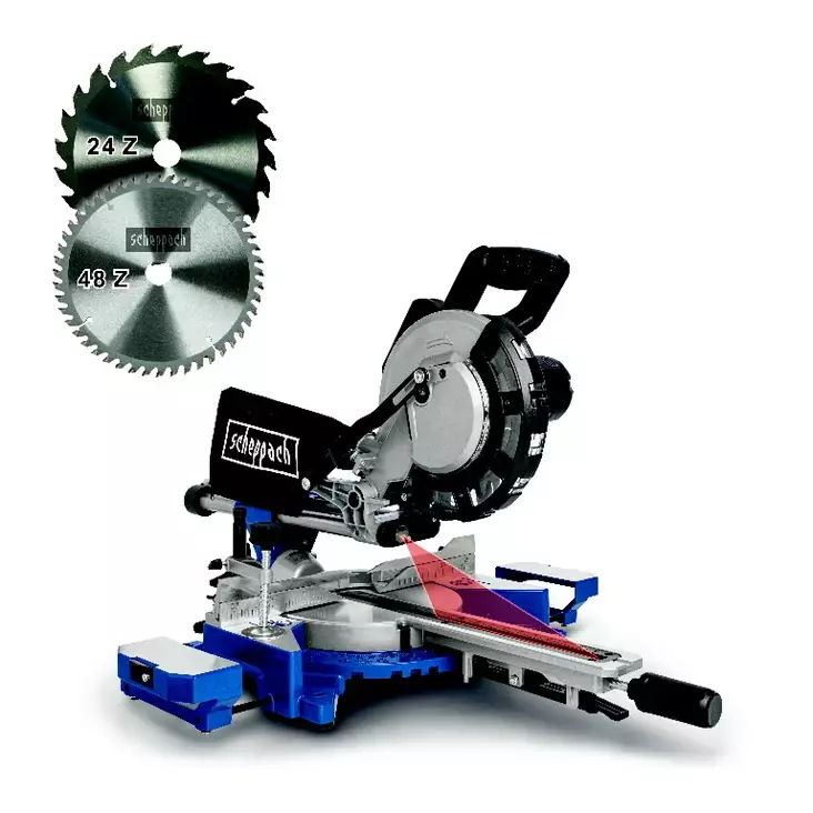 Katkaisu- ja Jiirisaha HM216 Scheppach - Katkaisusahat ja jiirisahat - 4046664072560 - 1