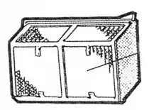 Lämmönvaihdin - Lossnay VL-100U5-E varaosa. Huom! Tarkista koneen mallimerkintä ennen kuin tilaat, tämä on VL-100U5-E -malliin. - Ilmanvaihtokoneet - W36001710 - 1
