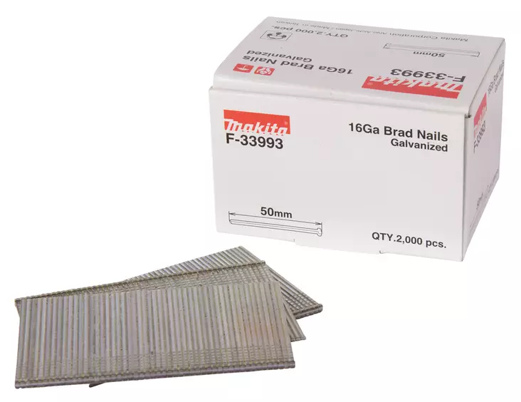 MAKITA Dyckert naula 1,6 x 50 mm, 16Ga - Viimeistelynaulat - 088381543880 - 1