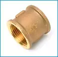 Muhvi messinki 2 1/2" 1571110 - Kierreliittimet - 1571110 - 1