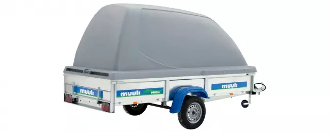 Muuli Kuomu 1400 L / LH harmaa - Peräkärryjen kuomut ja pressut - 6430049321700 - 1