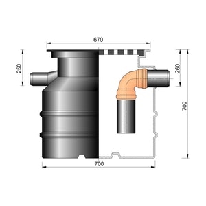 Öljyn- ja hiekanerotin A/02 - Hiekan- ja öljynerottimet - 9010459133670 - 1