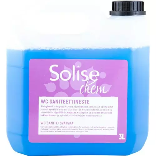 Solise wc saniteettineste 3l - Kuivikekäymälän lisätarvikkeet - 6417196779360 - 1