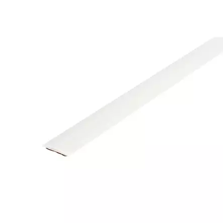 Saumalista tarra 38mm 1,8m alumiini valk - Metallilistat - 6417083221811 - 1
