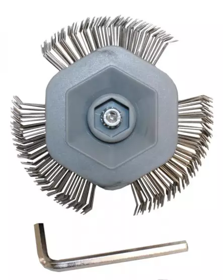 Puhdistusharja 4" - Pyörivät metalliharjat - 6430074696801 - 2