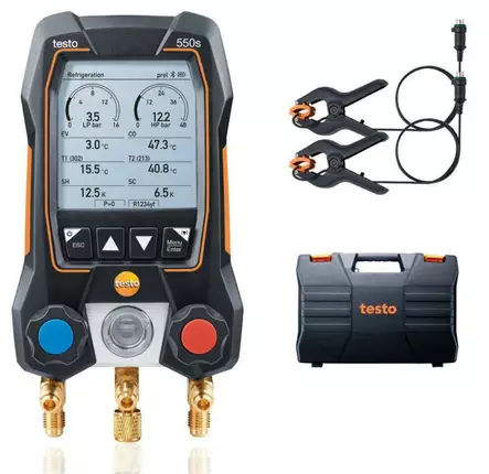 Testo 550s Basic Kit 2-tie mittarisarja - Ilmalämpöpumppujen työkalut - 769012601 - 1