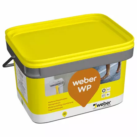 Vedeneristysmassa Weber WP+ 5 l - Vedeneristeet ja primerit - 6415910057954 - 2