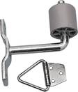 Kulmavaste PROF 100mm Fe/Zn seinään - Ovisalvat, ovivasteet ja ovistopparit - 6438313172611 - 1