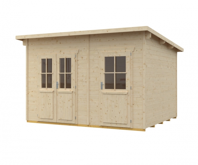 Aittavarasto Goodiy Kiiruna 9,8m² - Ulkovarastot ja vajat - 6438313517481 - 1
