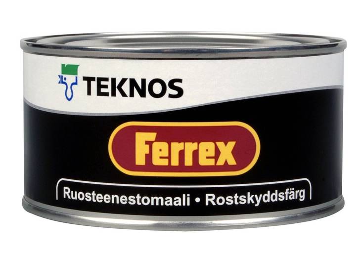 Ferrex Ruosteenestomaali 0,33l valkoinen - Kattomaalit - 6414620354711 - 1