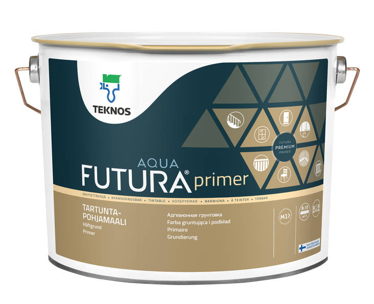 Futura Aqua 3 Tartuntapohjamaali 9l PM1 - Kalustemaalit, ikkunamaalit ja ovimaalit - 6414620499801 - 2