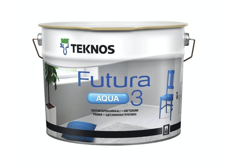 Futura Aqua 3 Tartuntapohjamaali 9l - Kalustemaalit, ikkunamaalit ja ovimaalit - 6414621044451 - 1