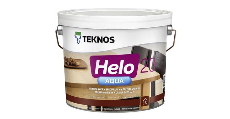 Helo Aqua 20 Erikoislakka 2,7l - Kaluste-, lattia- ja ovilakat - 6414621037941 - 1