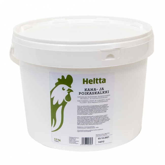 Heltta kana-ja poikaskalkki 12kg - Muut rehut - 6417977003981 - 1